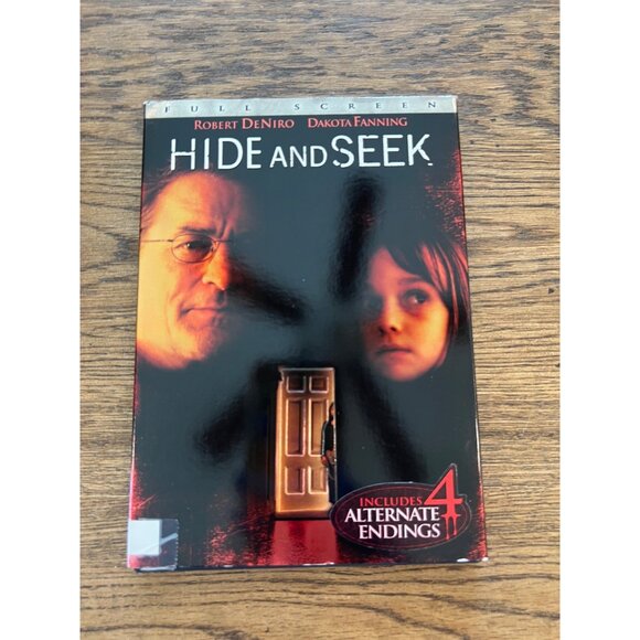 Hide And Seek 2005 DVD Action Thriller Robert De Niro Dakota Fanning Pre-Owned - Picture 1 of 4